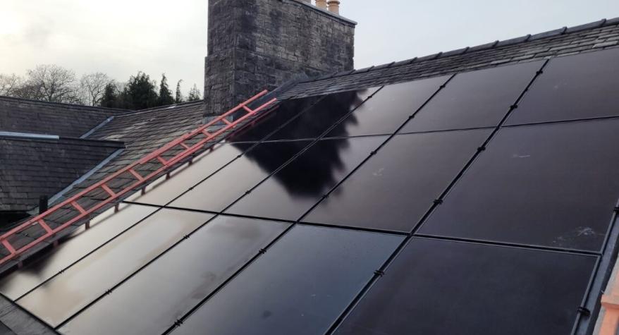 Solar panel installation